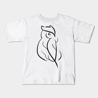 An owl or a tree Kids T-Shirt